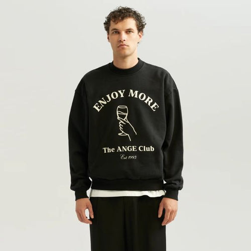 ANGE Projects Enjoy More Sweater Zwart