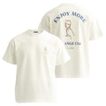 ANGE Projects Enjoy More T-shirt Wit