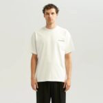 ANGE Projects Glass Of Wine T-shirt Wit