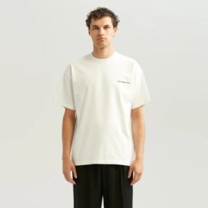 ANGE Projects Glass Of Wine T-shirt Wit