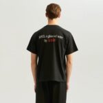 ANGE Projects Glass Of Wine T-shirt Zwart