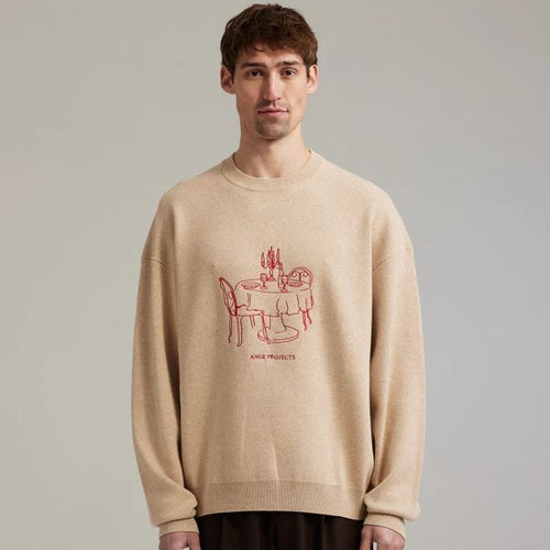 Ange Projects Bistro Knit Sweater Beige