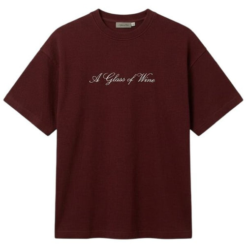Ange Projects GOW Script T-shirt Bordeaux