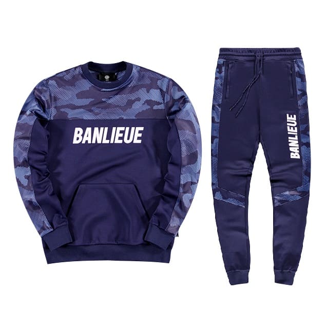 Banlieue 3D Trainingspak Glacier Blauw