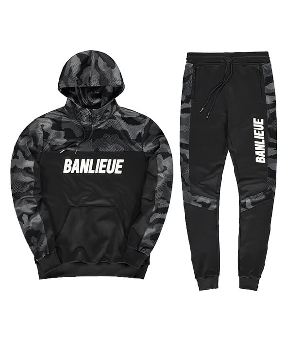 Banlieue 3D Trainingspak Zwart
