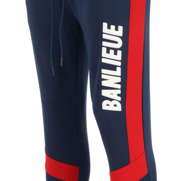 banlieue 3d trainingsbroek navy rood