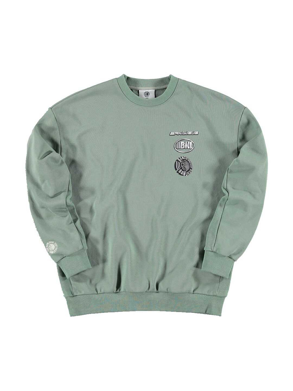 Banlieue Chrome Sweater Glacier Blauw