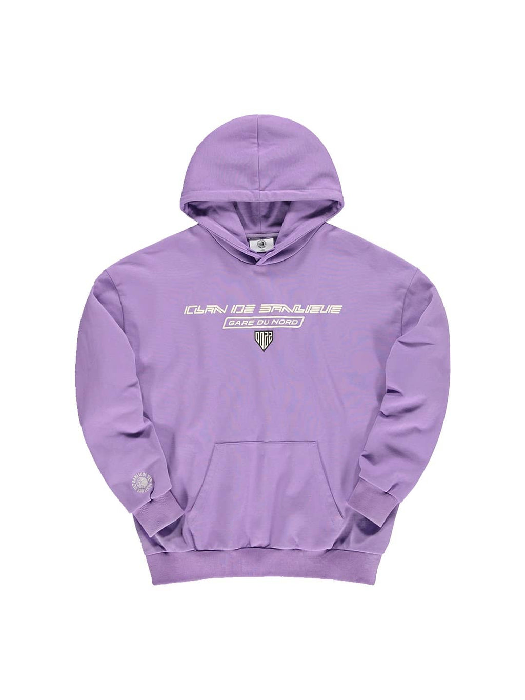 Banlieue Gare Du Nord Hoodie Paars