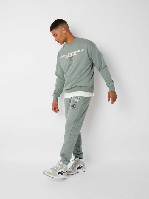 Banlieue Gare Du Nord Sweater Glacier Blauw