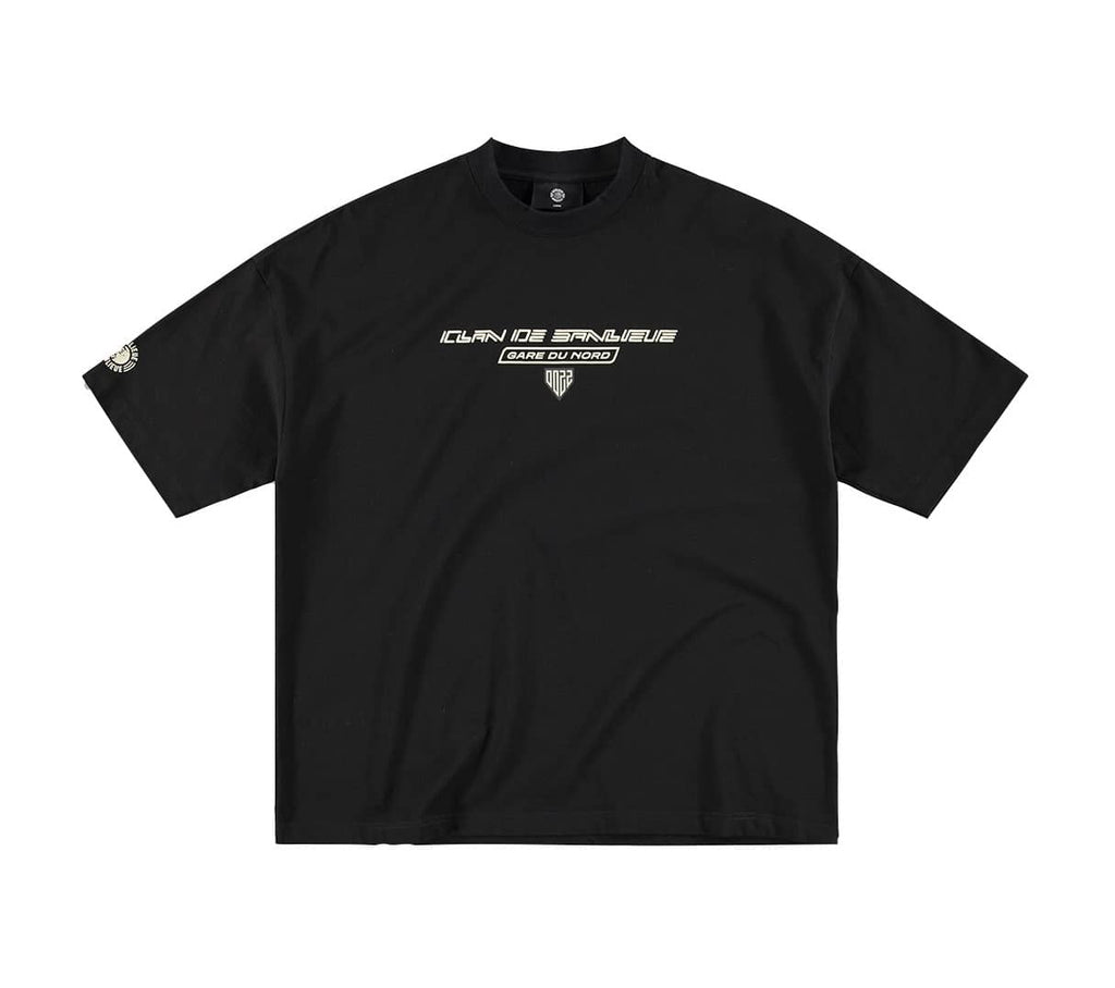 Banlieue Gare Du Nord T-shirt Zwart
