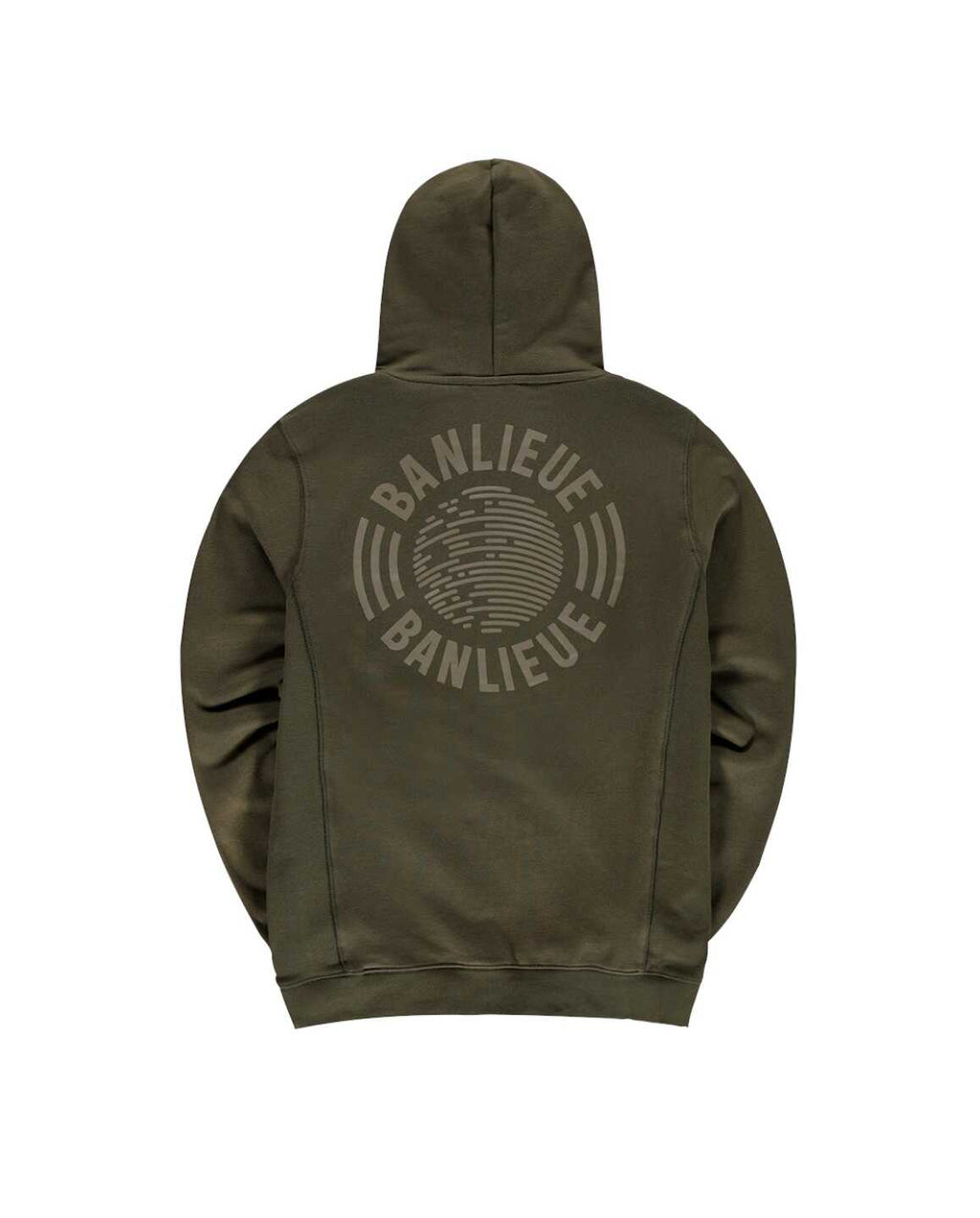Banlieue Tonal Hoodie Donker Groen