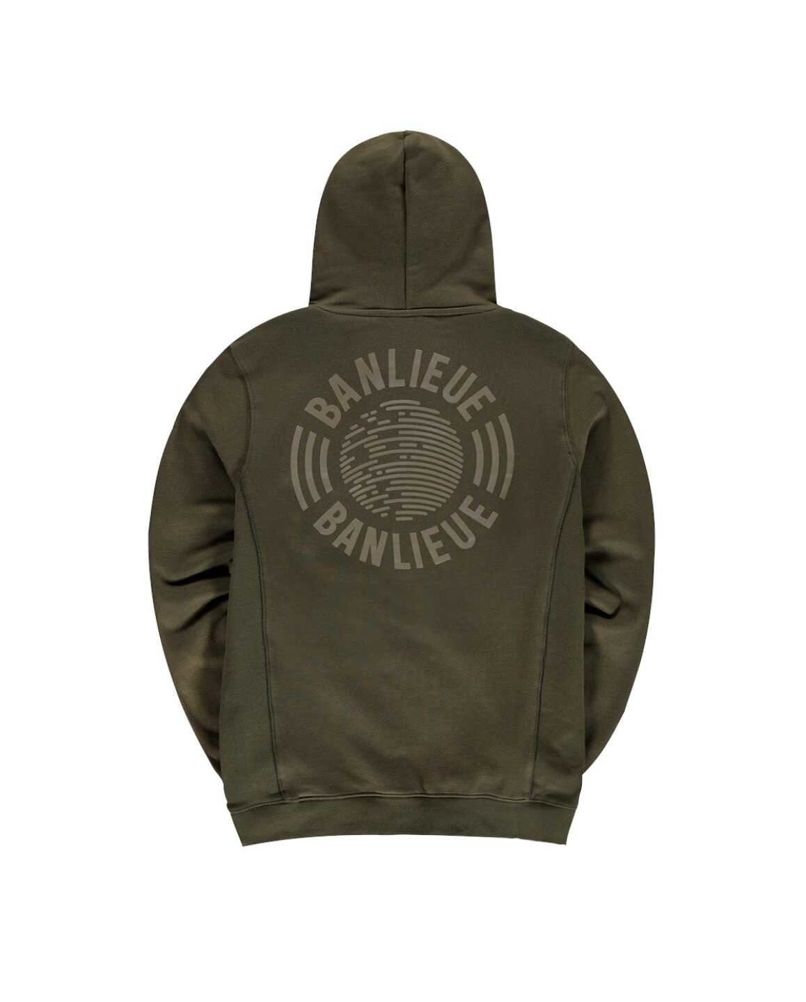 Banlieue Tonal Hoodie Donker Groen