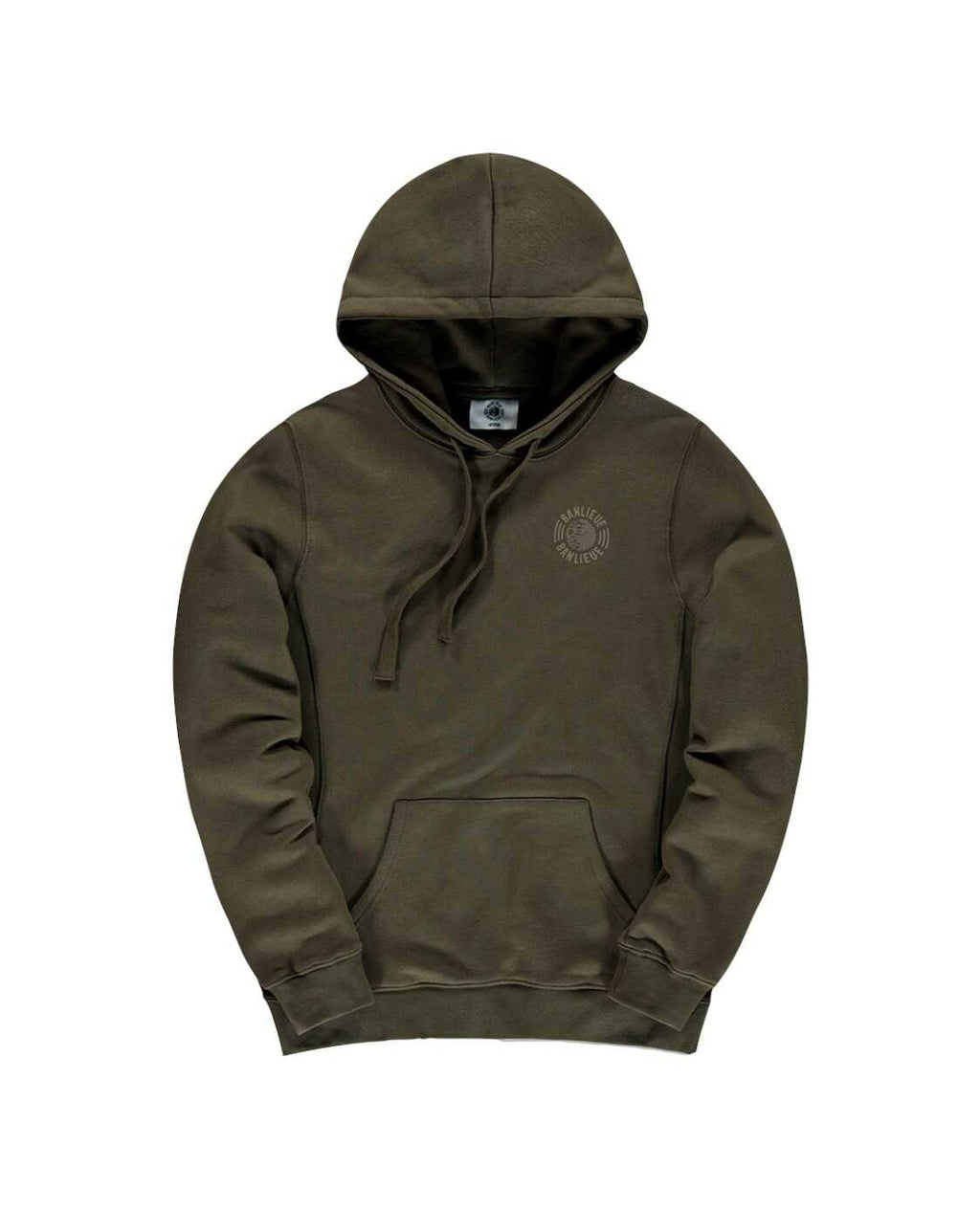 Banlieue Tonal Hoodie Donker Groen