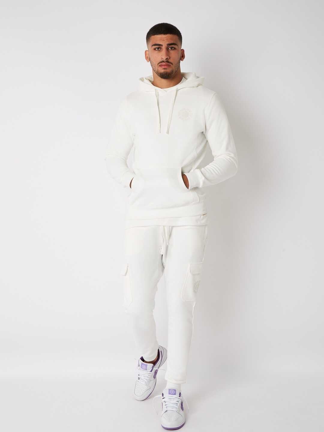 Banlieue Tonal Hoodie Off White