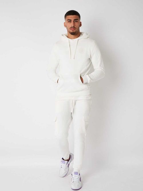 Banlieue Tonal Hoodie Off White