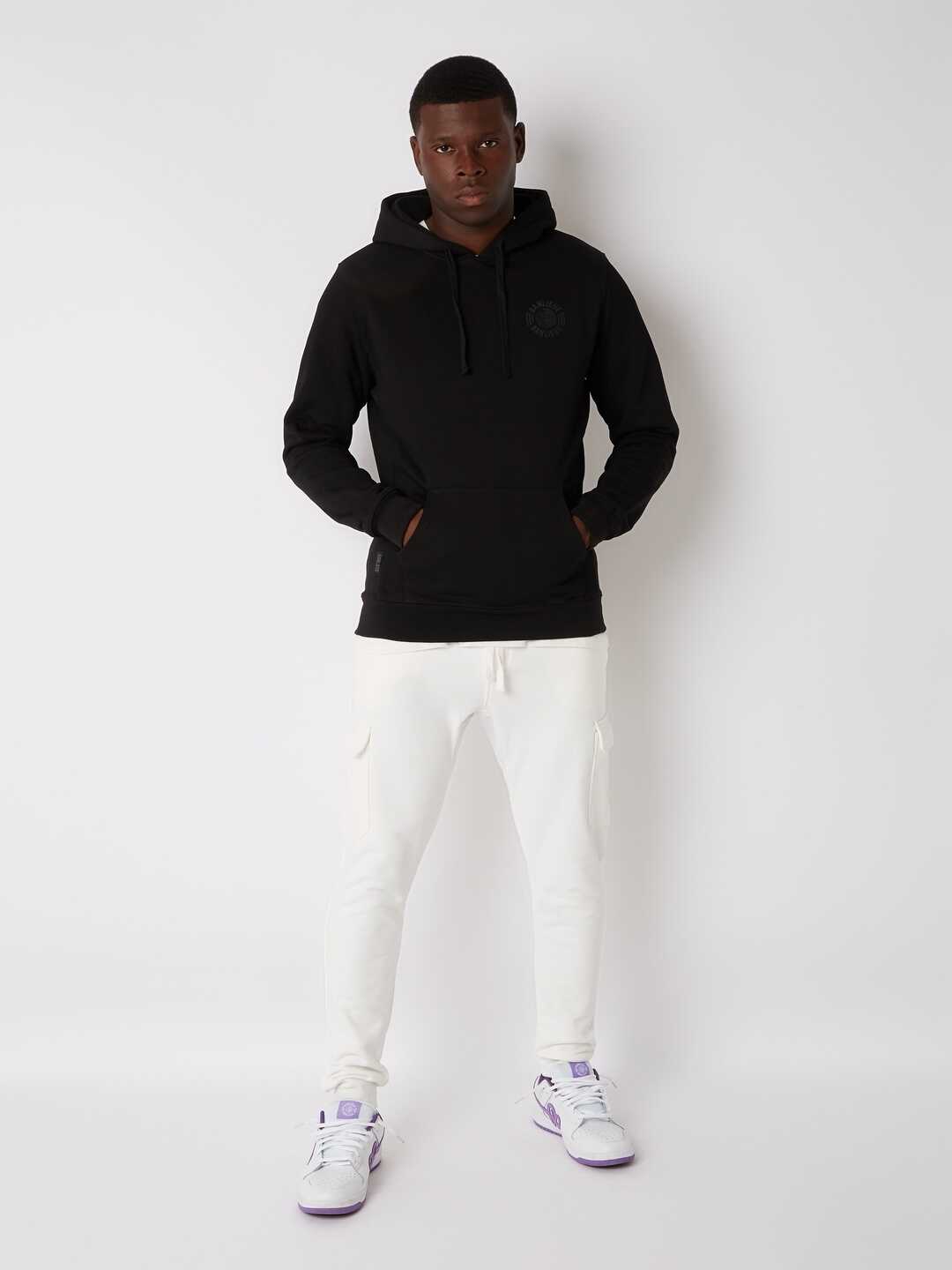 Banlieue Tonal Hoodie Zwart