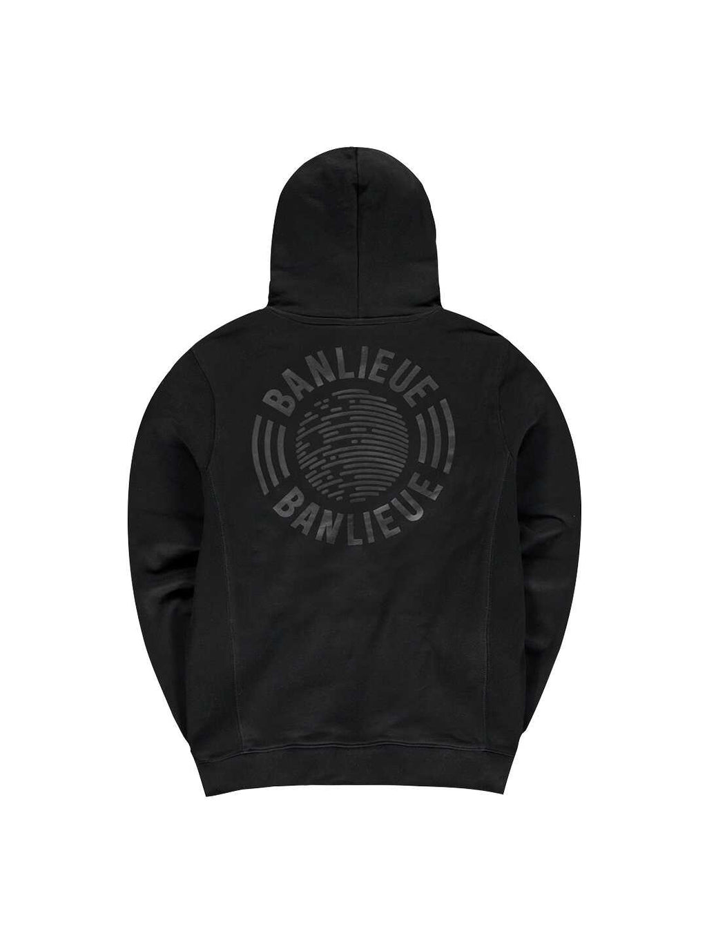 Banlieue Tonal Hoodie Zwart