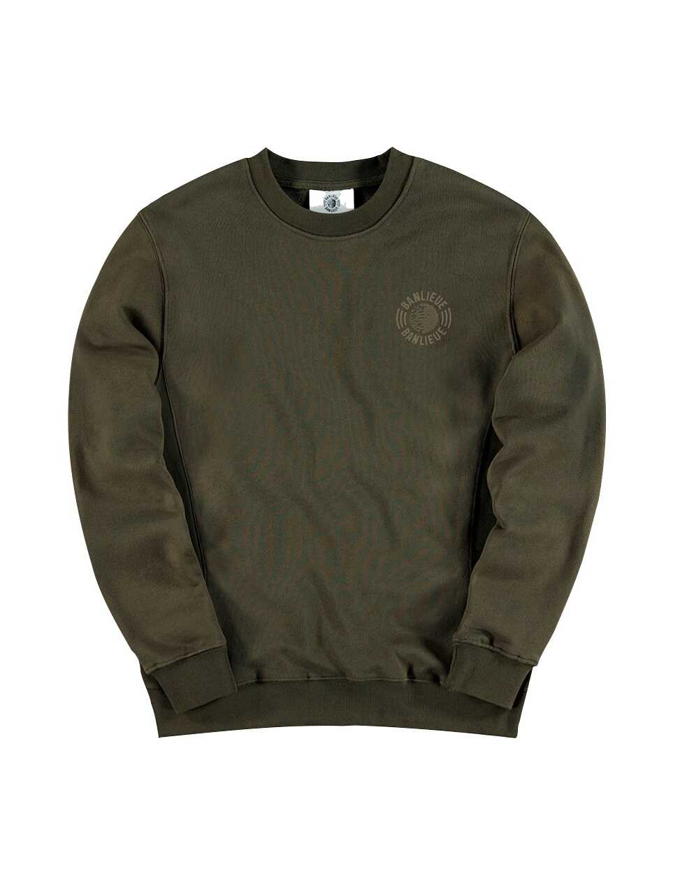 Banlieue Tonal Sweater Donker Groen