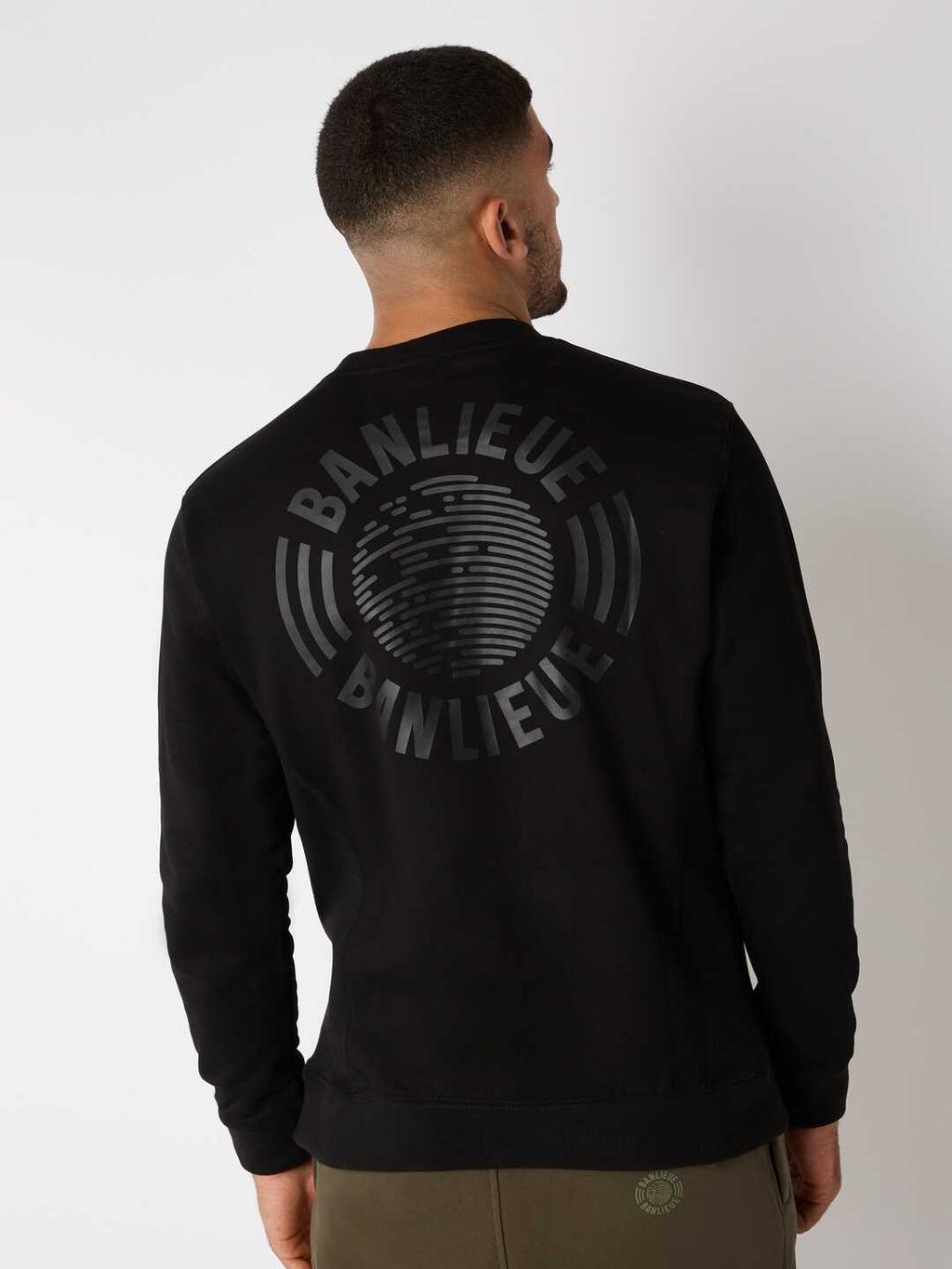 Banlieue Tonal Sweater Zwart