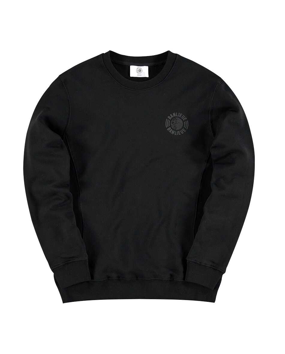 Banlieue Tonal Sweater Zwart