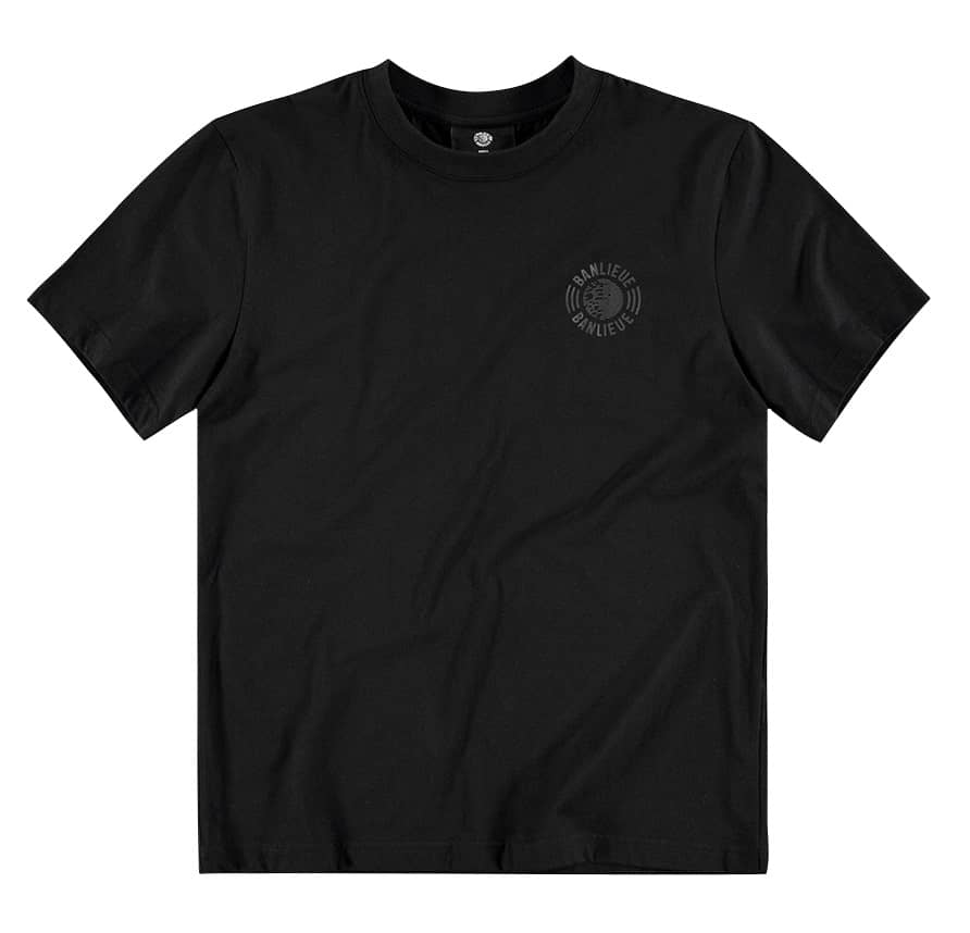 Banlieue Tonal T-shirt Zwart