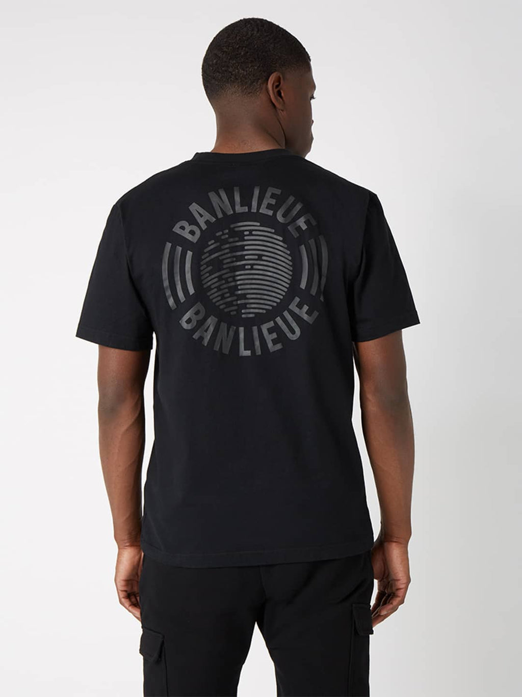 Banlieue Tonal T-shirt Zwart
