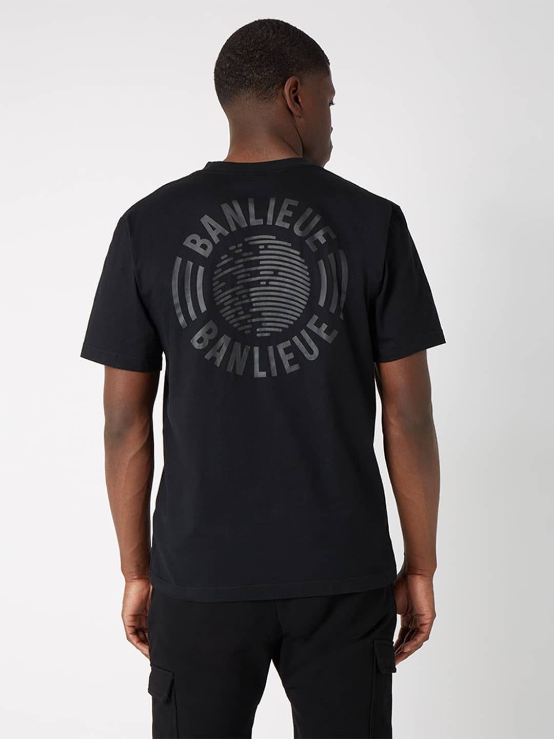 Banlieue Tonal T-shirt Zwart