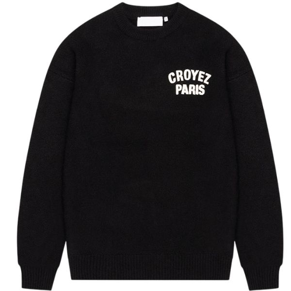 Croyez Paris Knit Sweater Zwart
