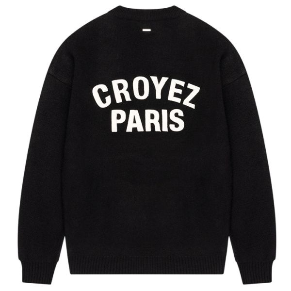 Croyez Paris Knit Sweater Zwart