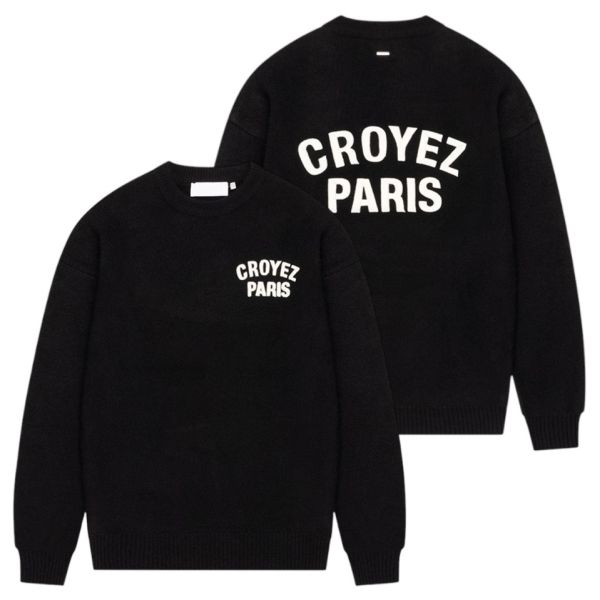 Croyez Paris Knit Sweater Zwart