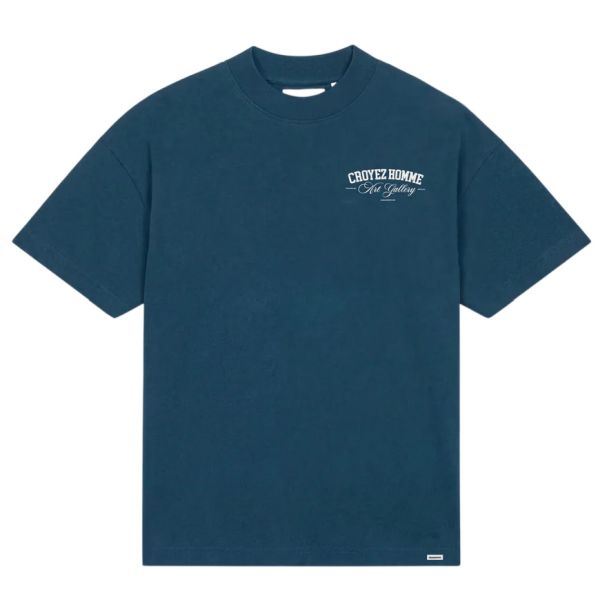 Croyez Art Gallery T-shirt Donker blauw