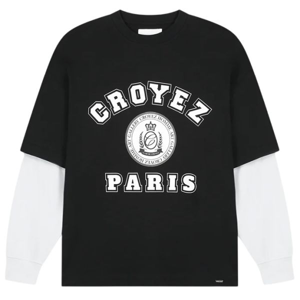 Croyez Bouclier Longsleeve Vintage Black
