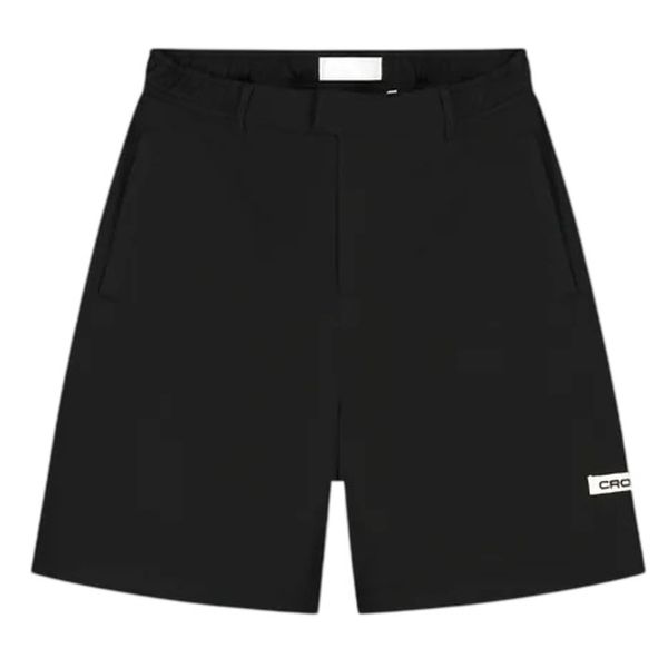 Croyez Etiquette Straight Chino Korte Broek Zwart