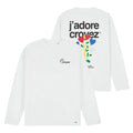 Croyez J'Adore Longsleeve T-shirt Wit