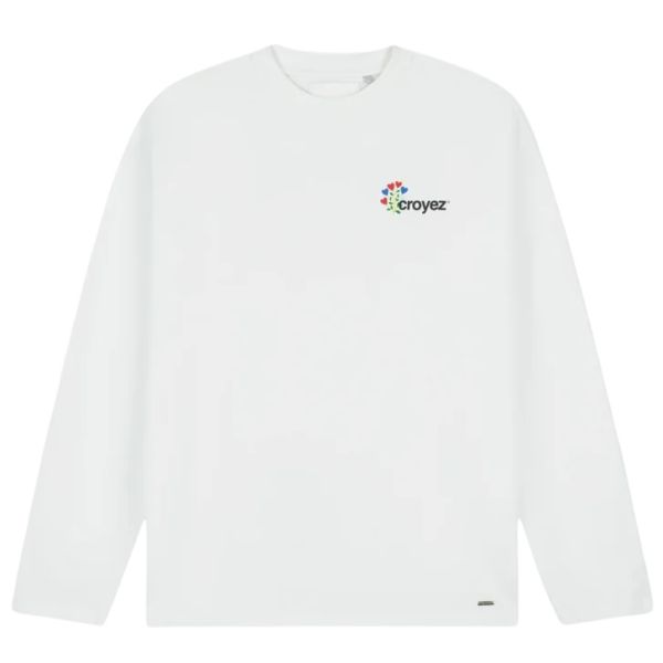 Croyez J'Adore Longsleeve T-shirt Wit