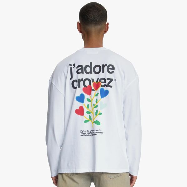 Croyez J'Adore Longsleeve T-shirt Wit