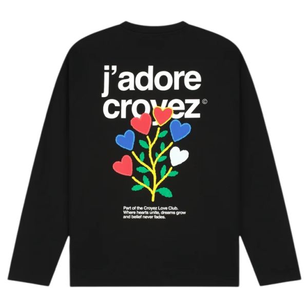 Croyez J'Adore Longsleeve T-shirt Zwart