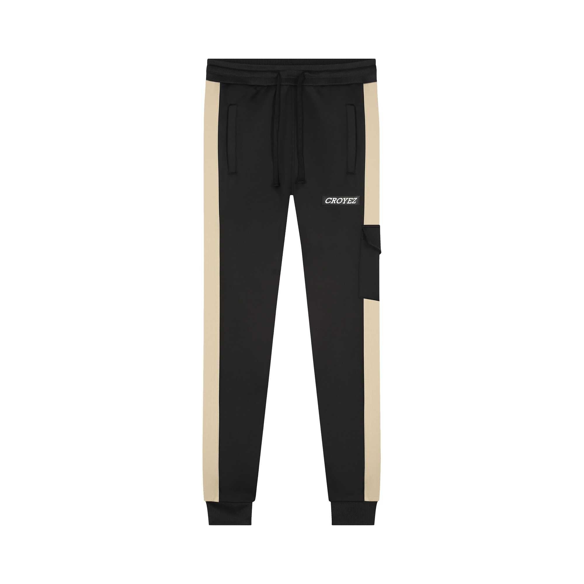 Croyez Lyon Trainingsbroek Beige-Zwart