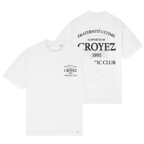 Croyez Overlay Fraternité T-shirt Wit