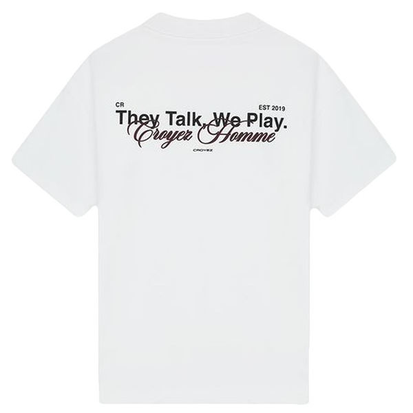 Croyez Talk And Play T-shirt Wit