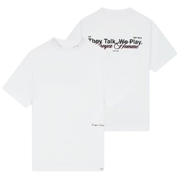 Croyez Talk And Play T-shirt Wit