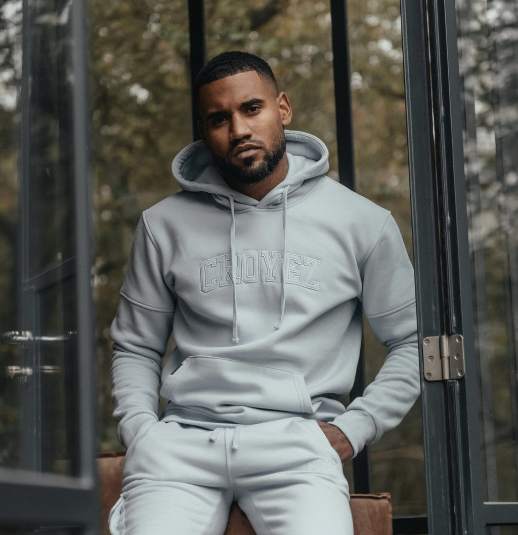 Croyez Tonal Hoodie Blauw