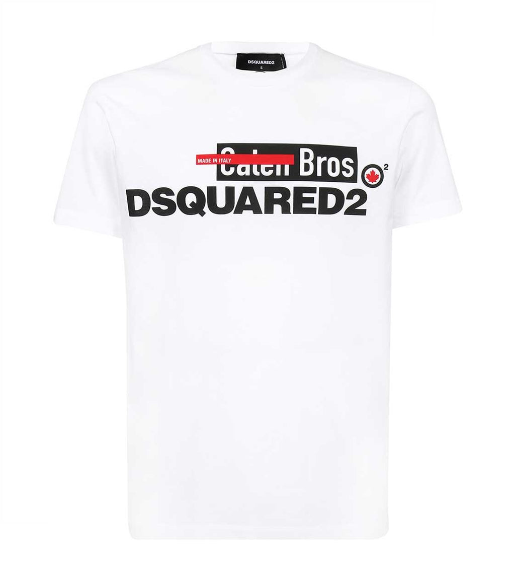 Dsquared2 T-shirt Wit S71GD1069
