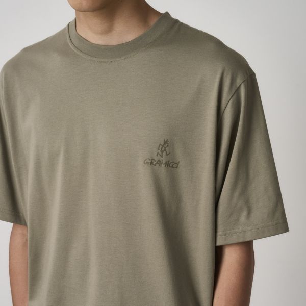 Gramicci One Point Logo T-shirt Donker Groen