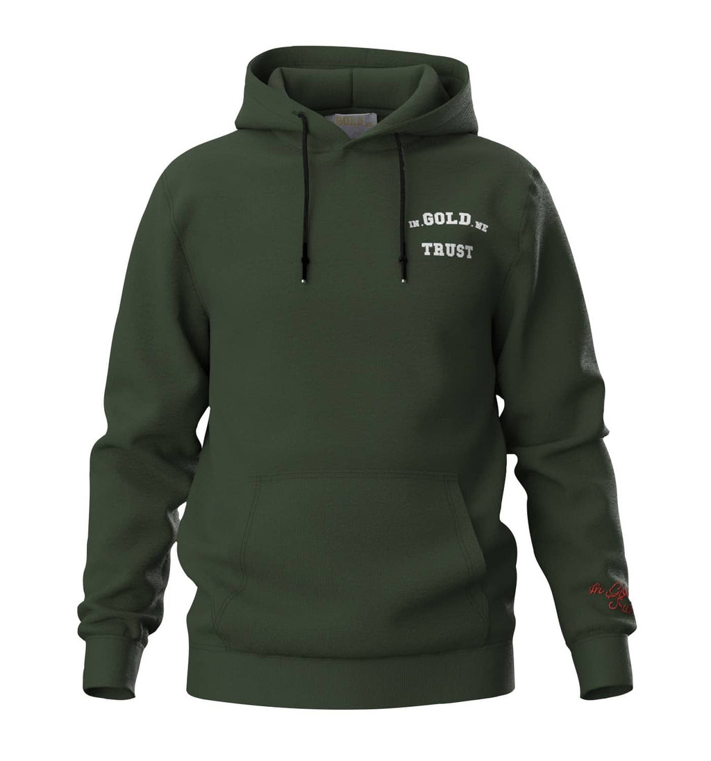 In Gold We Trust Notorious Hoodie Donker Groen IGWTH-045