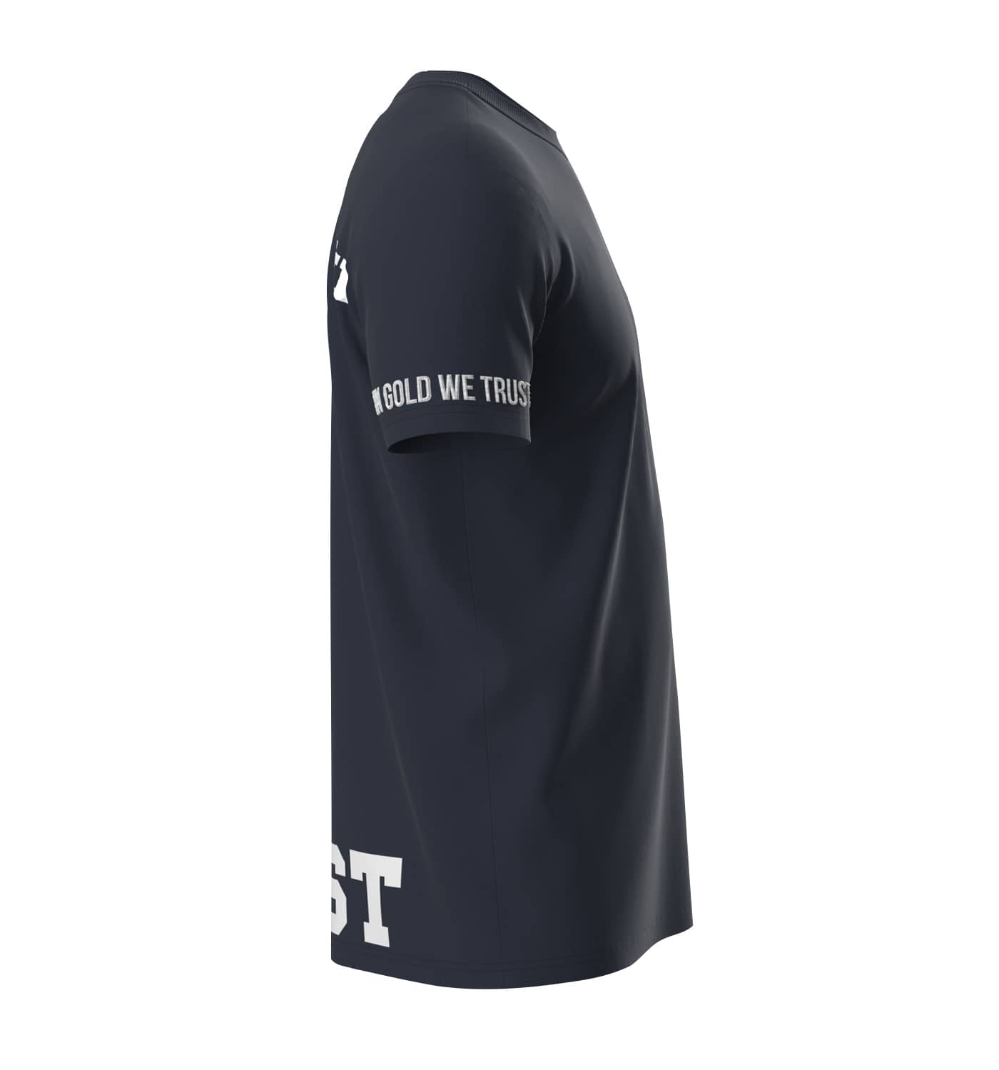 In Gold We Trust Pusha T-shirt Navy IGWTT-050