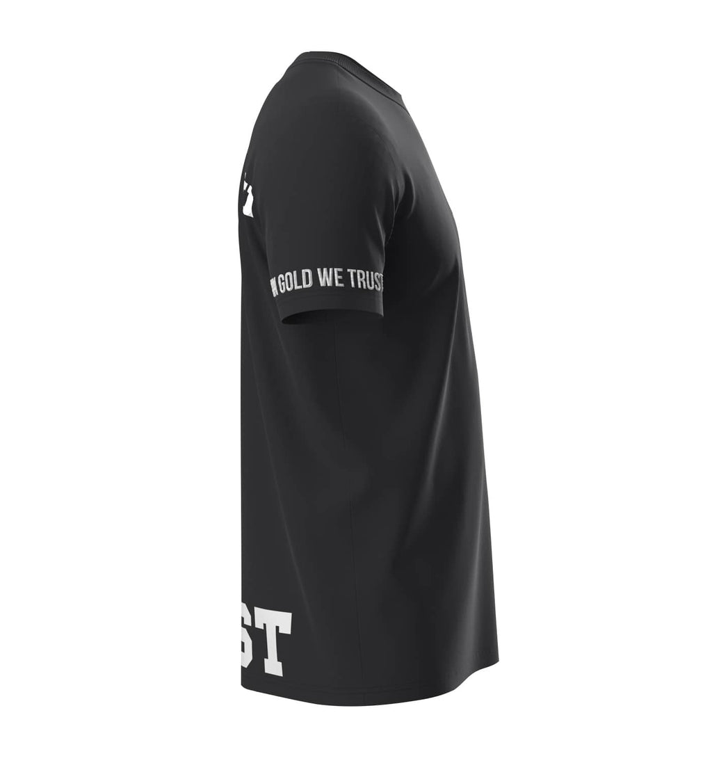 In Gold We Trust Pusha T-shirt Zwart IGWTT-050