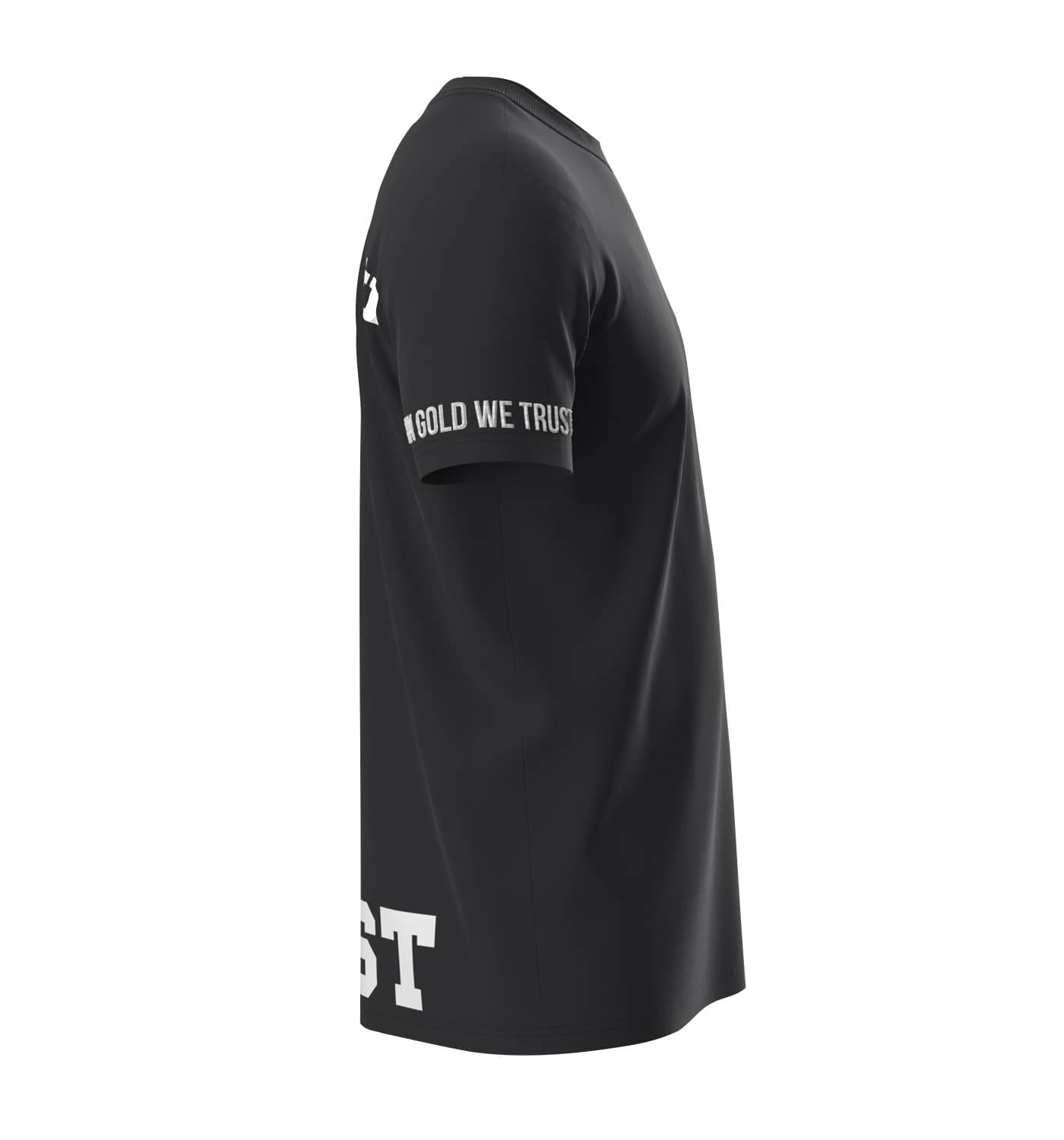 In Gold We Trust Pusha T-shirt Zwart IGWTT-050
