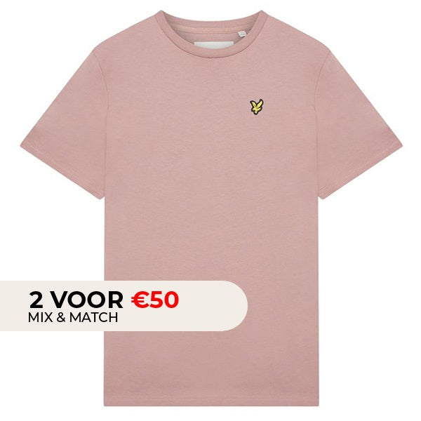 Lyle & Scott Plain T-shirt Roze