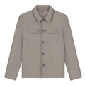 Malelions Men Wool Shacket | Mulch Brown